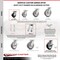 Service Caster 4 Inch Kingpinless Rubber on Aluminum Caster Brake & Swivel Lock 2 Rigid, 2PK SCC-KP30S420-RAR-SLB-BSL-2-R-2 - alternate 2